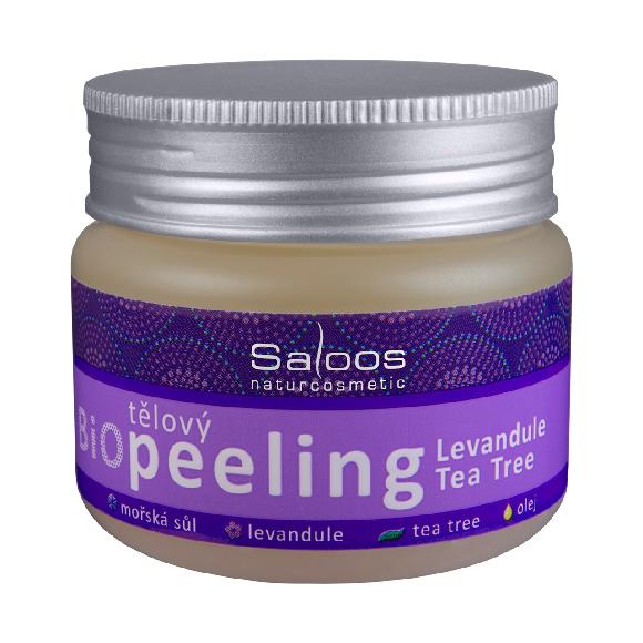 Saloos Bio Peeling Lavender & Tea Tree telový peeling 140 ml