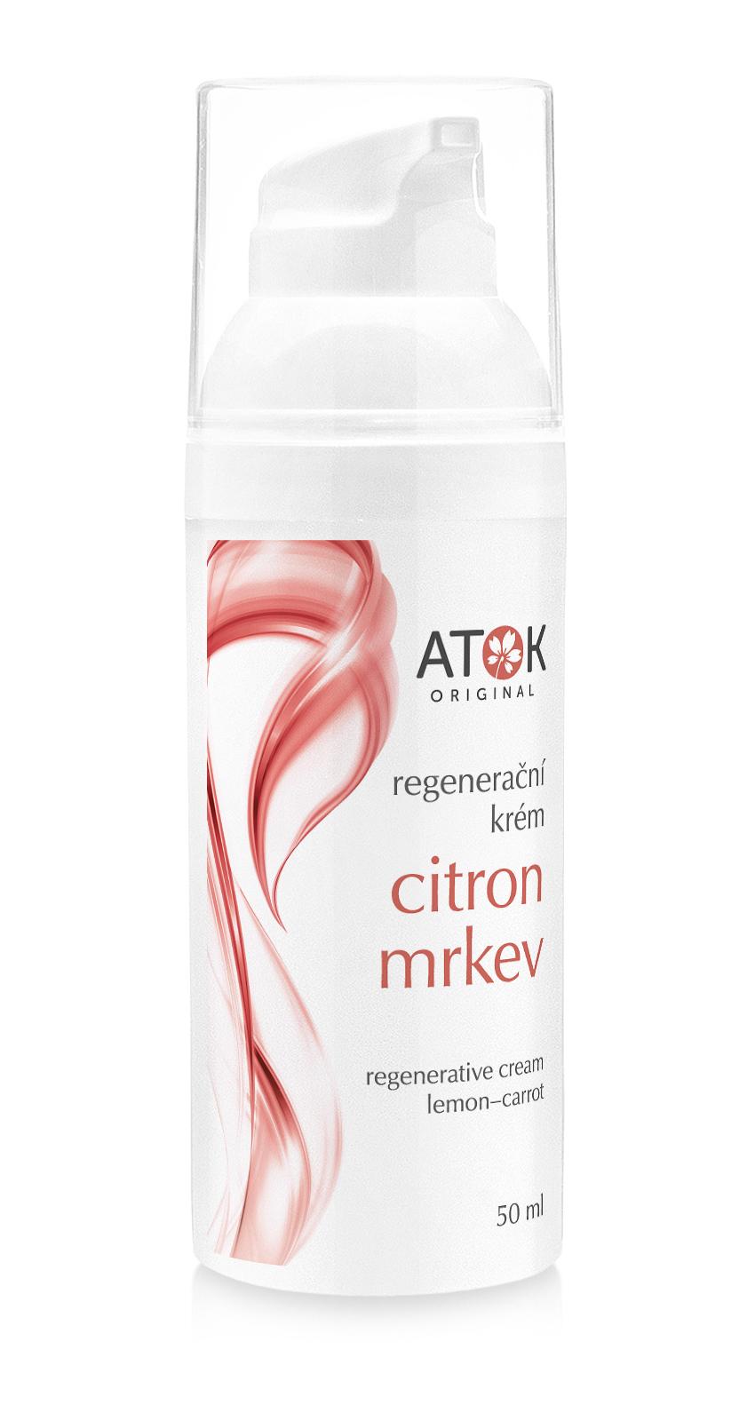 Tonizačný krém Citrón-mrkva - Original ATOK Obsah: 50 ml