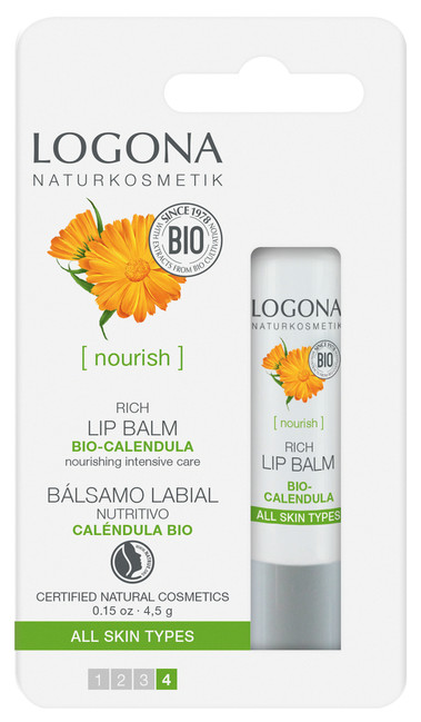 Logona Balzam na pery BIO nechtík Objem: 4.5 g