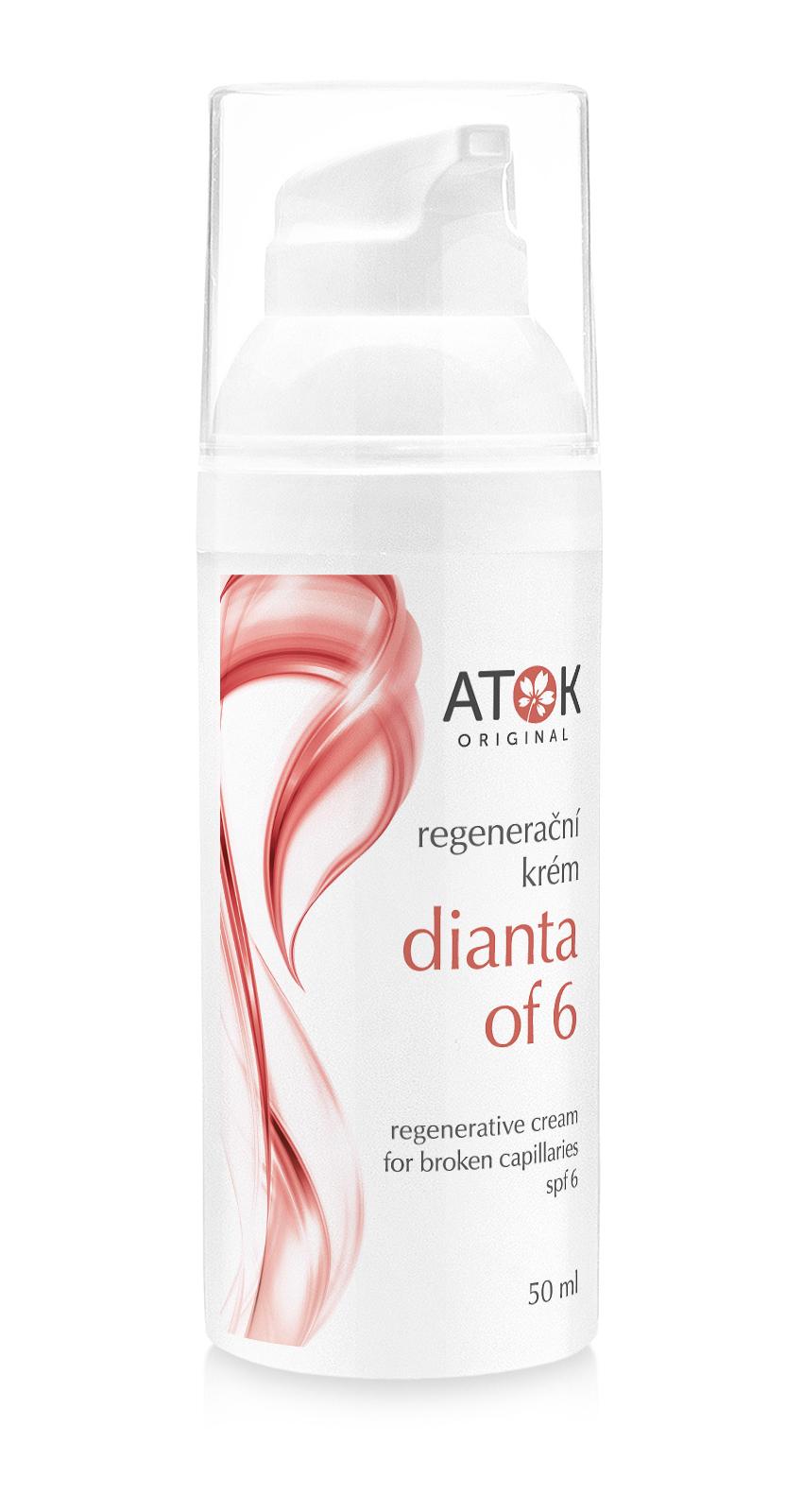 Ošetrujúci krém pri rozšírených žilkách Dianta OF6 - Original ATOK Obsah: 50 ml