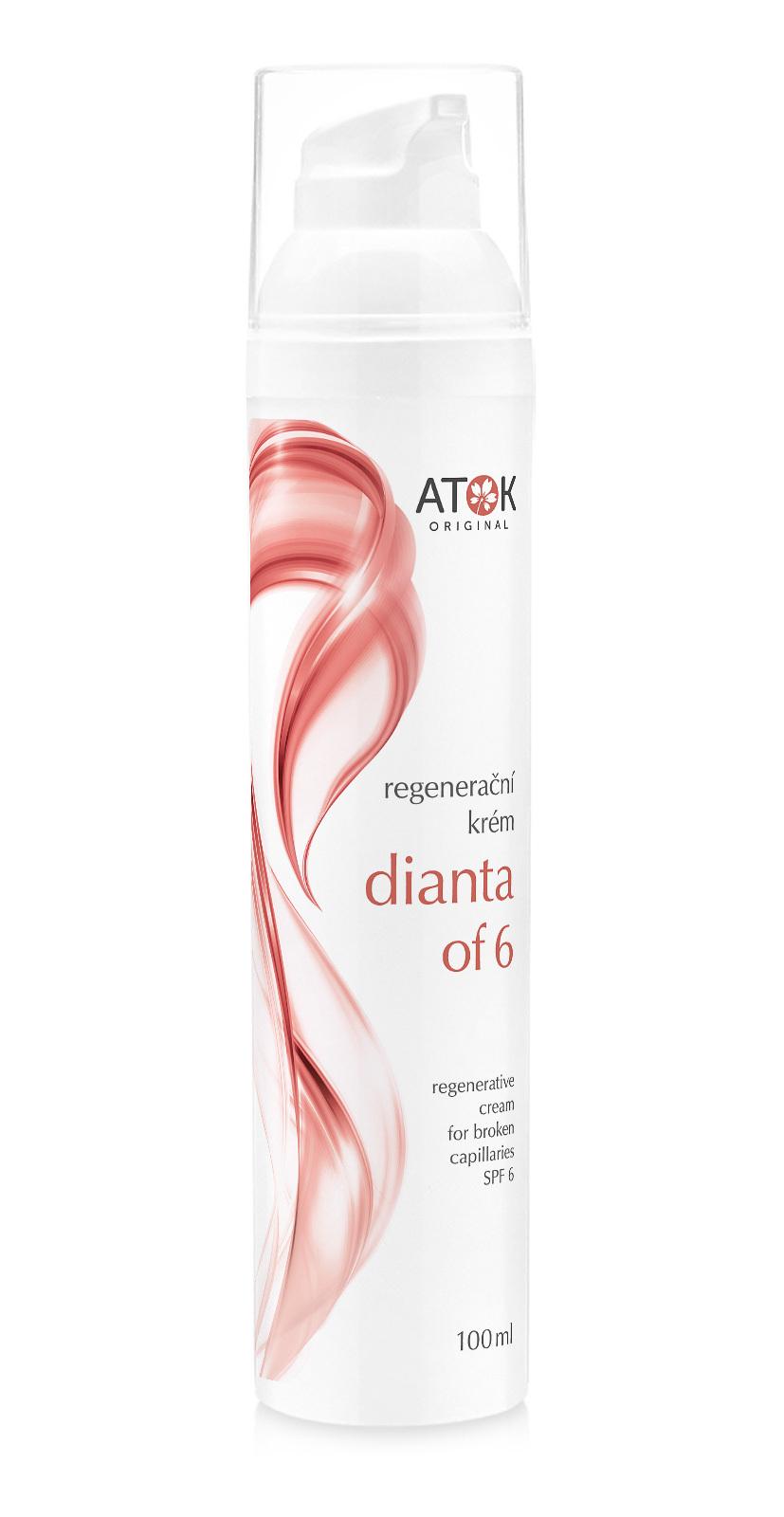 Ošetrujúci krém pri rozšírených žilkách Dianta OF6 - Original ATOK Obsah: 100 ml