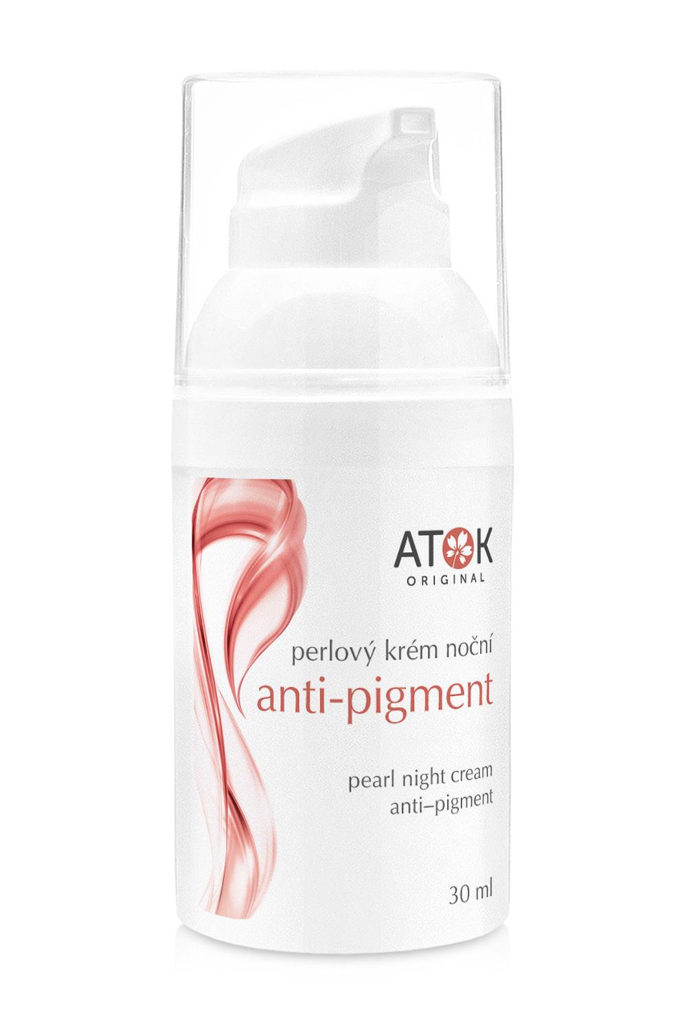 Perlový krém Anti-pigment nočný - Original ATOK Obsah: 30 ml