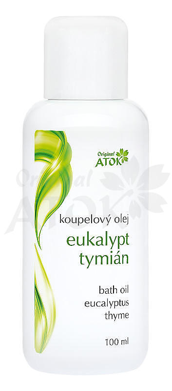 Kúpeľový olej Eukalypt-Tymián - Original ATOK Obsah: 200 ml