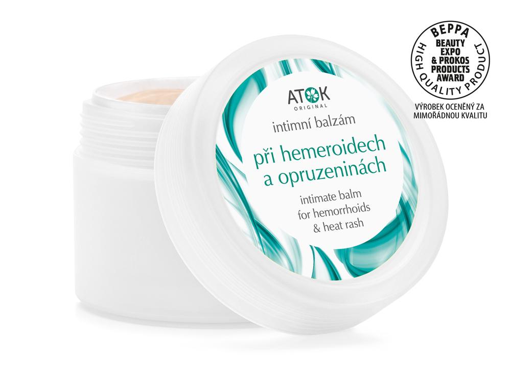 Intímny balzam pri hemoroidoch a zapareninách - Original ATOK Obsah: 100 ml