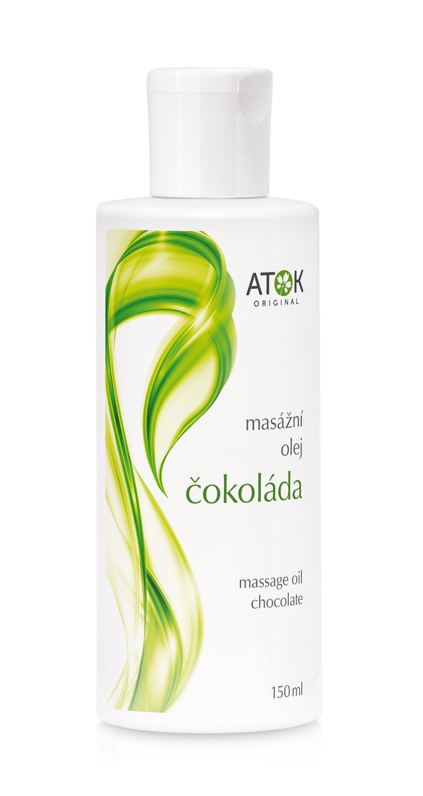 Masážny olej Čokoláda - Original ATOK Obsah: 150 ml