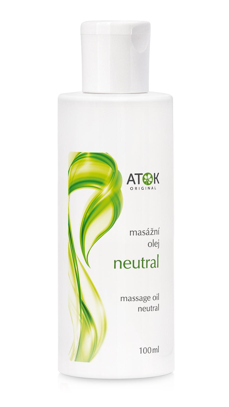 Masážny olej Neutral - Original ATOK Obsah: 100 ml