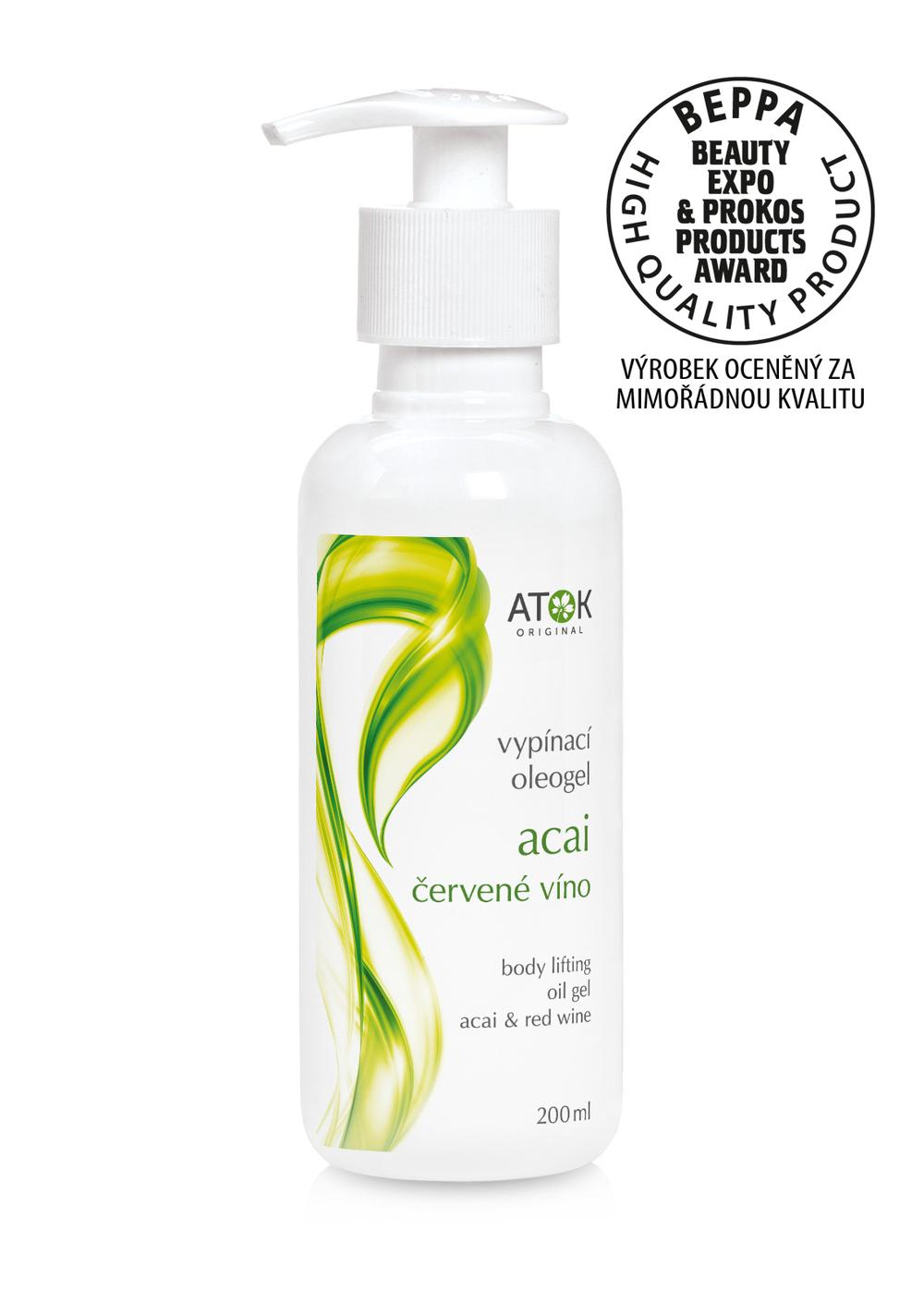 Vypínací oleogel Acai-červené víno - Original ATOK Obsah: 200 ml