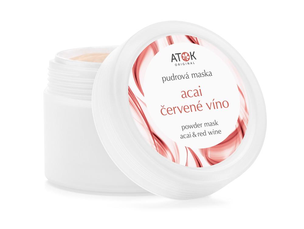 Púdrová maska Acai-červené víno - Original ATOK Obsah: 100 ml