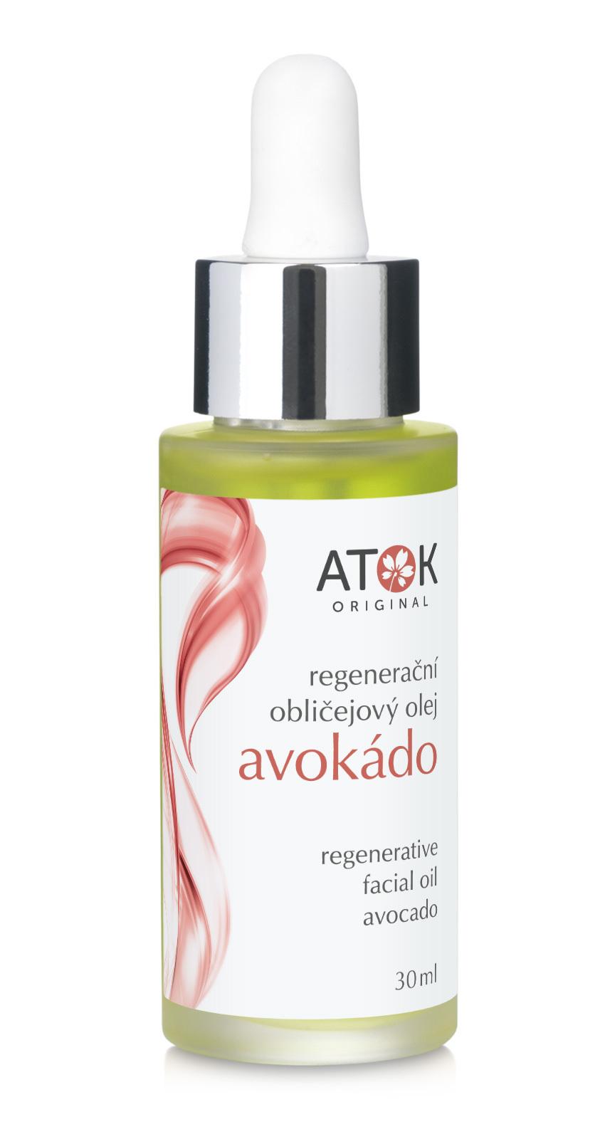 Regeneračný pleťový olej Avokádo - Original ATOK Obsah: 30 ml