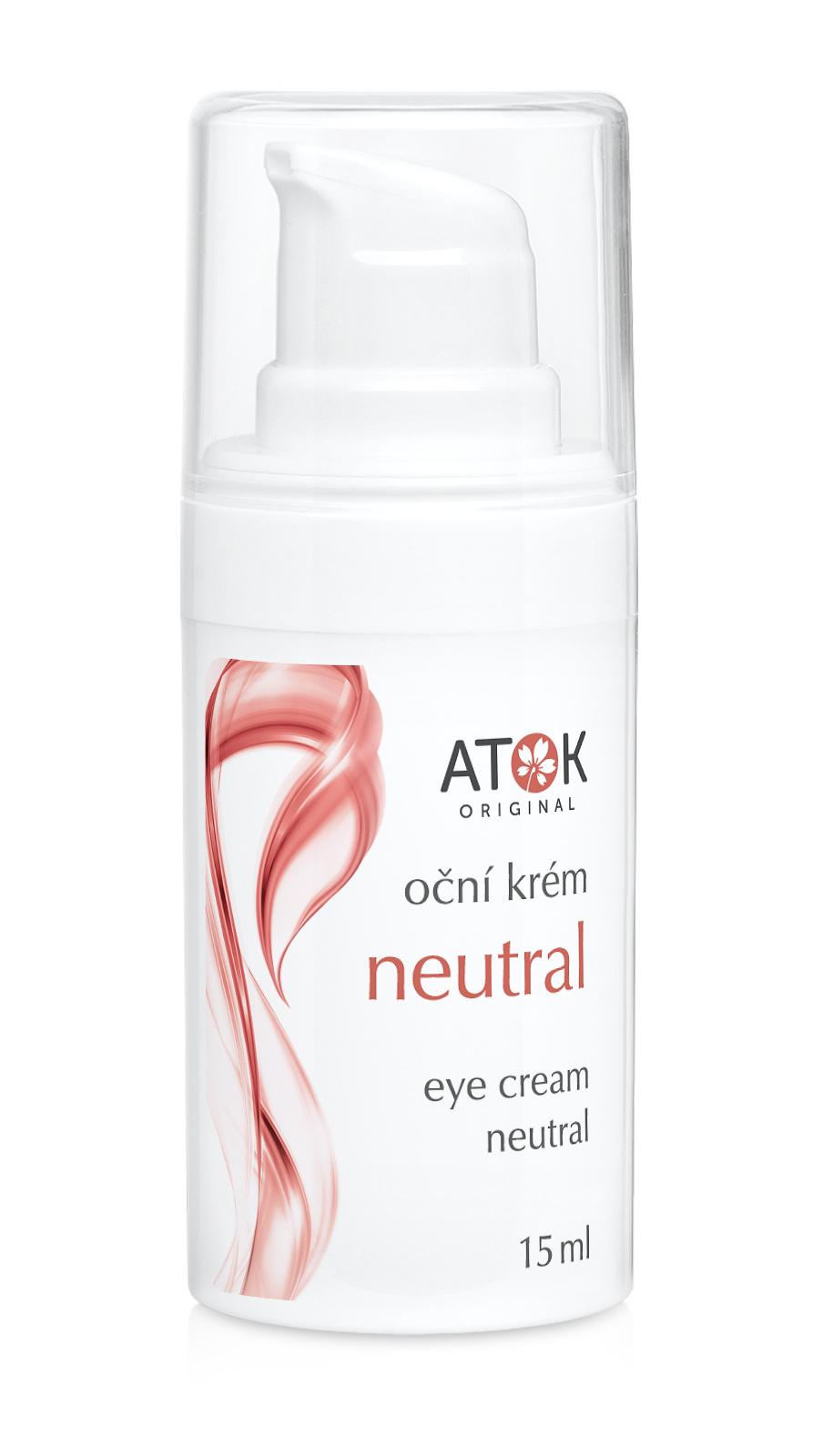 Očný krém Neutral - Original ATOK Obsah: 15 ml