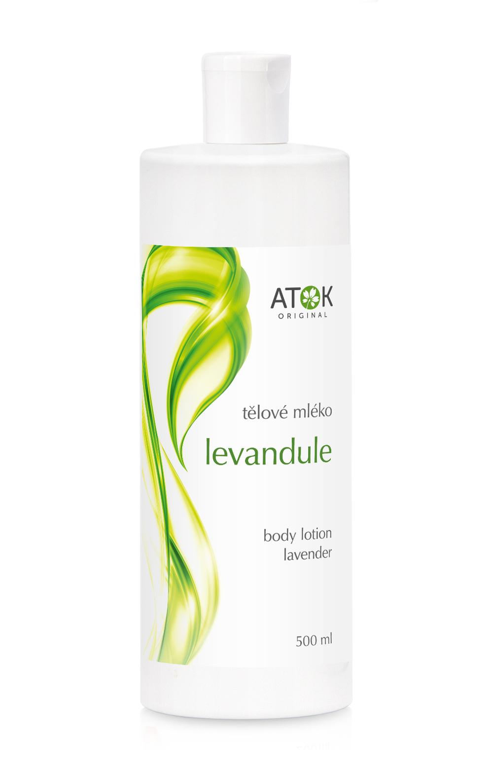 Telové mlieko Levanduľa - Original ATOK Obsah: 500 ml