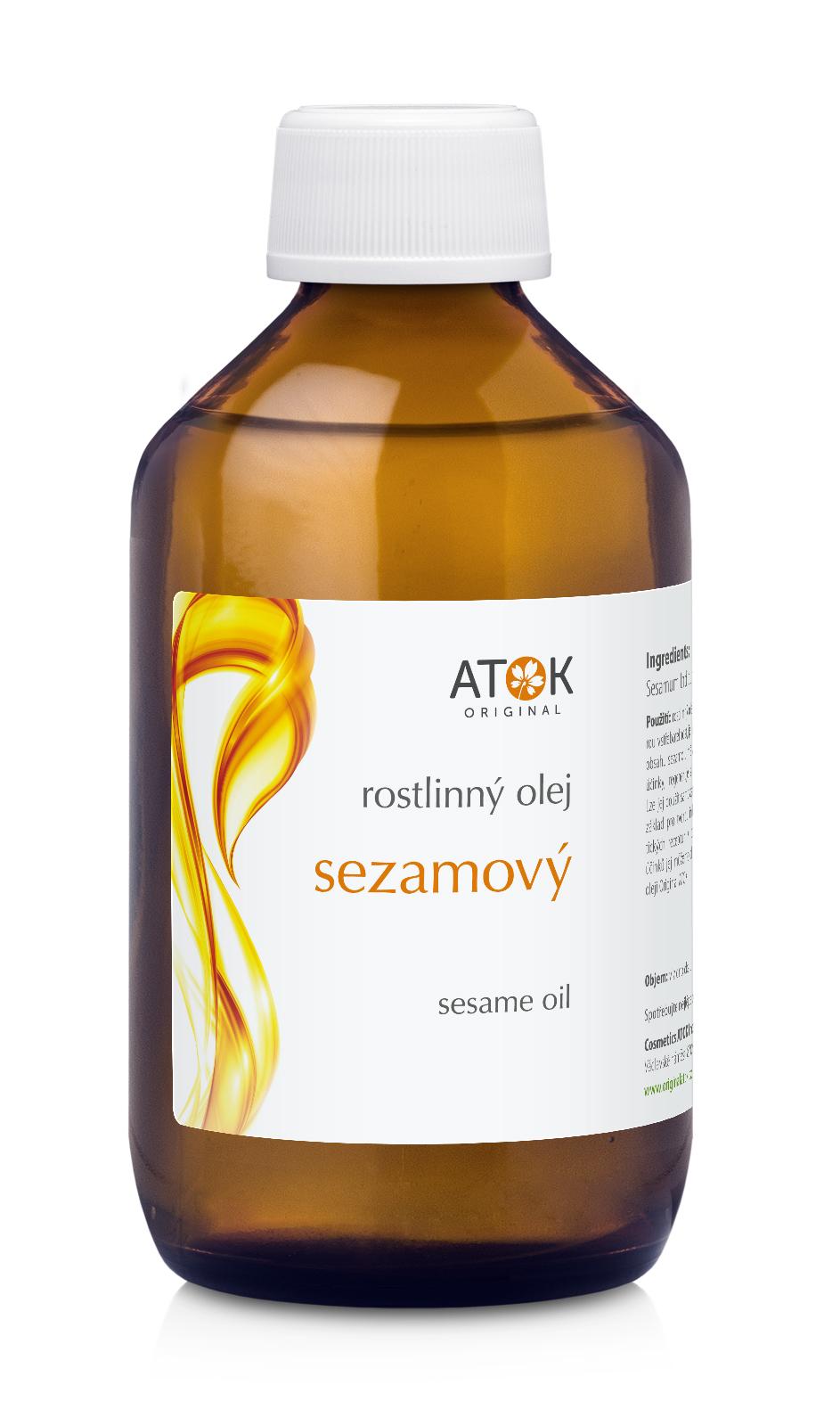 Sezamový olej - Original ATOK Obsah: 250 ml sklo