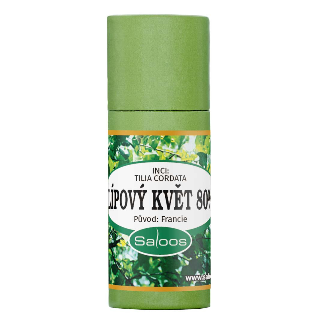 Lipový kvet 80% éterický olej - Saloos Obsah: 1 ml