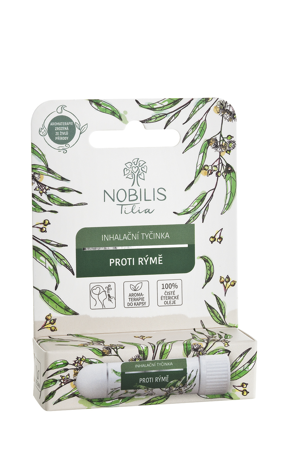 Nobilis Tilia Aromaterapie inhalačná tyčinka s povzbudzujúcim účinkom 1 ks