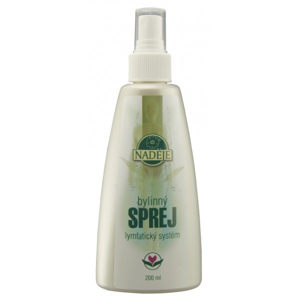 Bylinný sprej lymfatický systém - Naděje Obsah: 200 ml