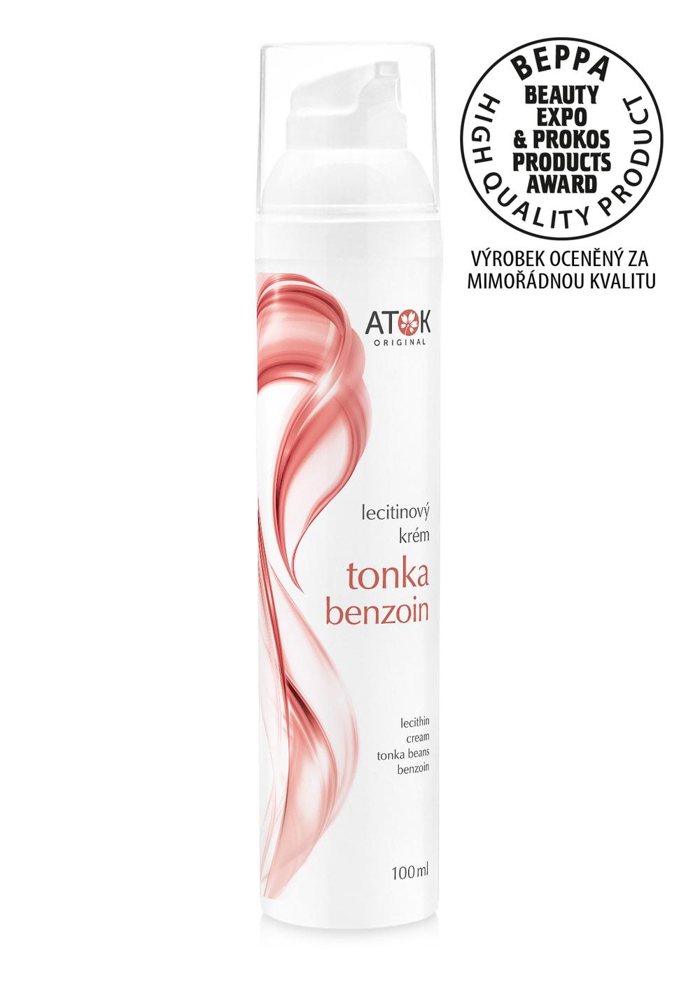 Lecitínový krém Tonka benzoin - Original ATOK Obsah: 100 ml