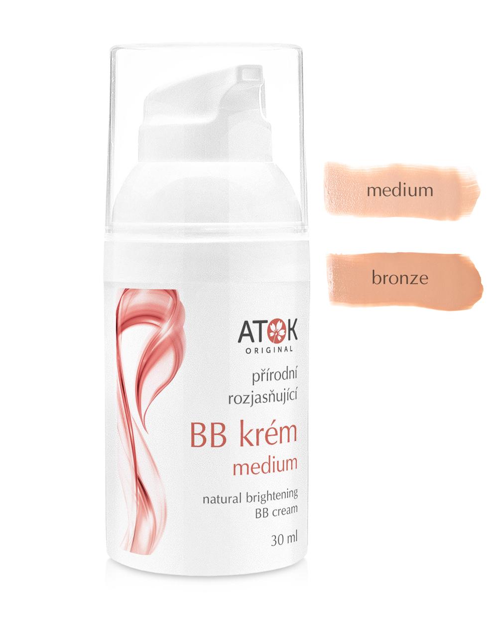 Prírodný rozjasňujúci BB krém medium - Original ATOK Obsah: 30 ml