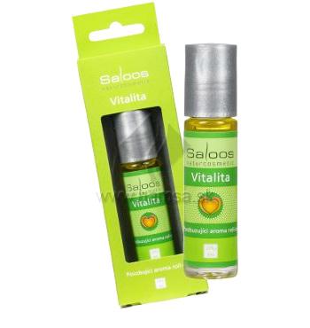 BIO Aroma roll-on Vitalita - povzbudzujúci, Saloos Objem: 9 ml