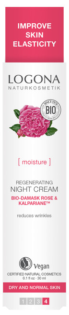 Logona Regeneračný nočný krém BIO damaská ruža Objem: 30 ml