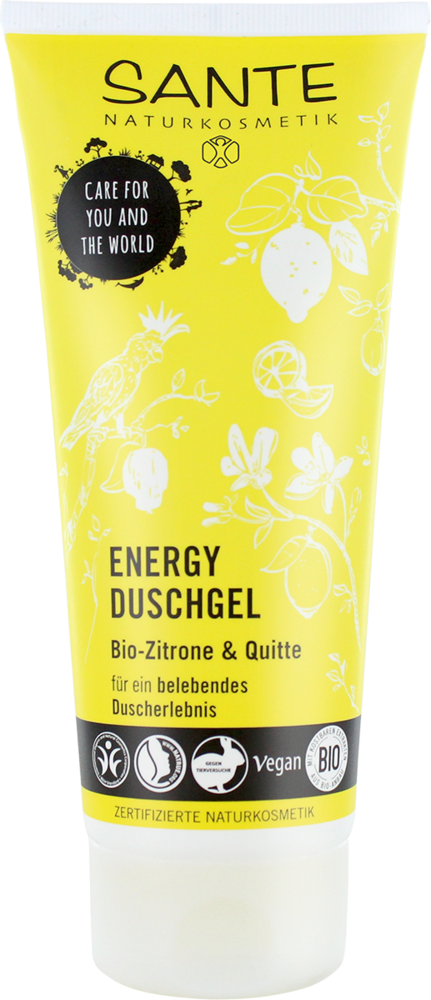 Sante Sprchový gél Energy BIO citrón & dula Obsah: 200 ml