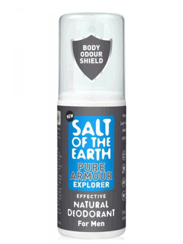 Deodorant sprej Soľ Zeme Pure Armour pánsky - Salt of the Earth Obsah: 100 ml