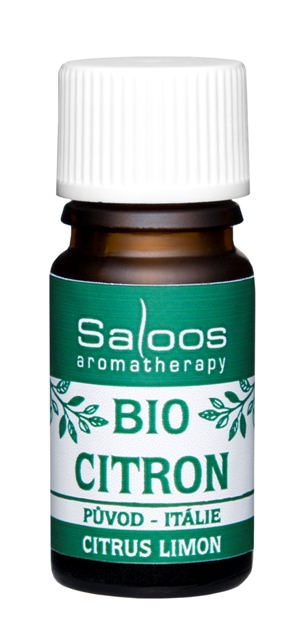 BIO citrón éterický olej - Saloos Objem: 5 ml