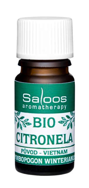 BIO Citronella éterický olej - Saloos Objem: 5 ml