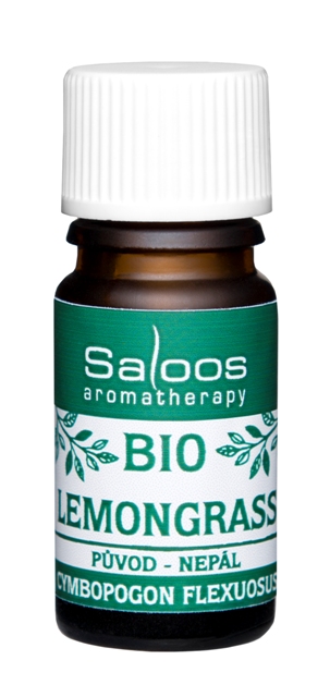 BIO Lemongrass éterický olej - Saloos Objem: 5 ml