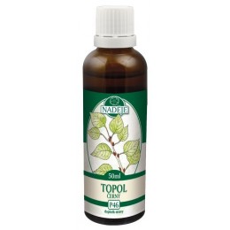 Naděje Topoľ čierny - tinktúra z púčikov P46 Objem: 50 ml