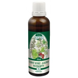 Naděje Ríbezľa, kalina, rozmarín - tinktúra z púčikov P8 Objem: 50 ml