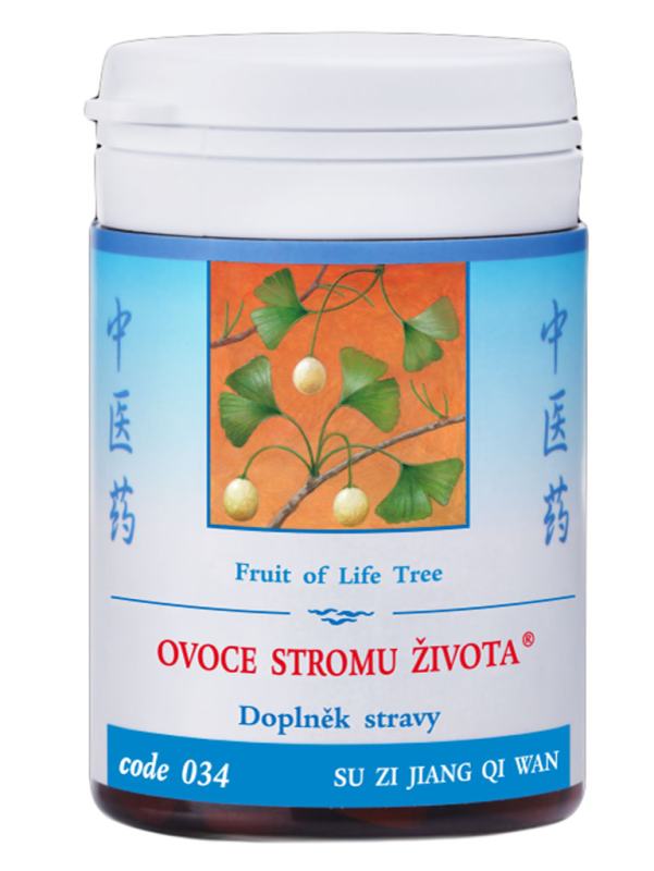 OVOCIE STROMU ŽIVOTA - SU ZI JIANG QI WAN - TCM Herbs Objem: 100 tabliet / 30 g