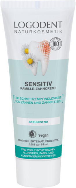 Logona Zubná pasta Sensitive s harmančekom Objem: 75 ml