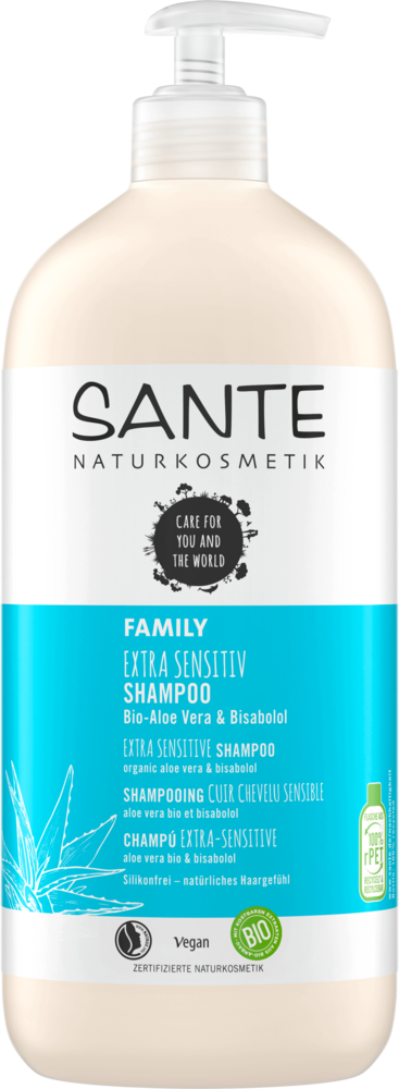 Šampón extra sensitive bio aloe vera a bisabol - Sante Obsah: 950 ml