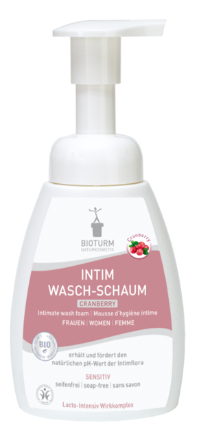 Intímna pena s výťažkom z brusníc BIOTURM Obsah: 250 ml