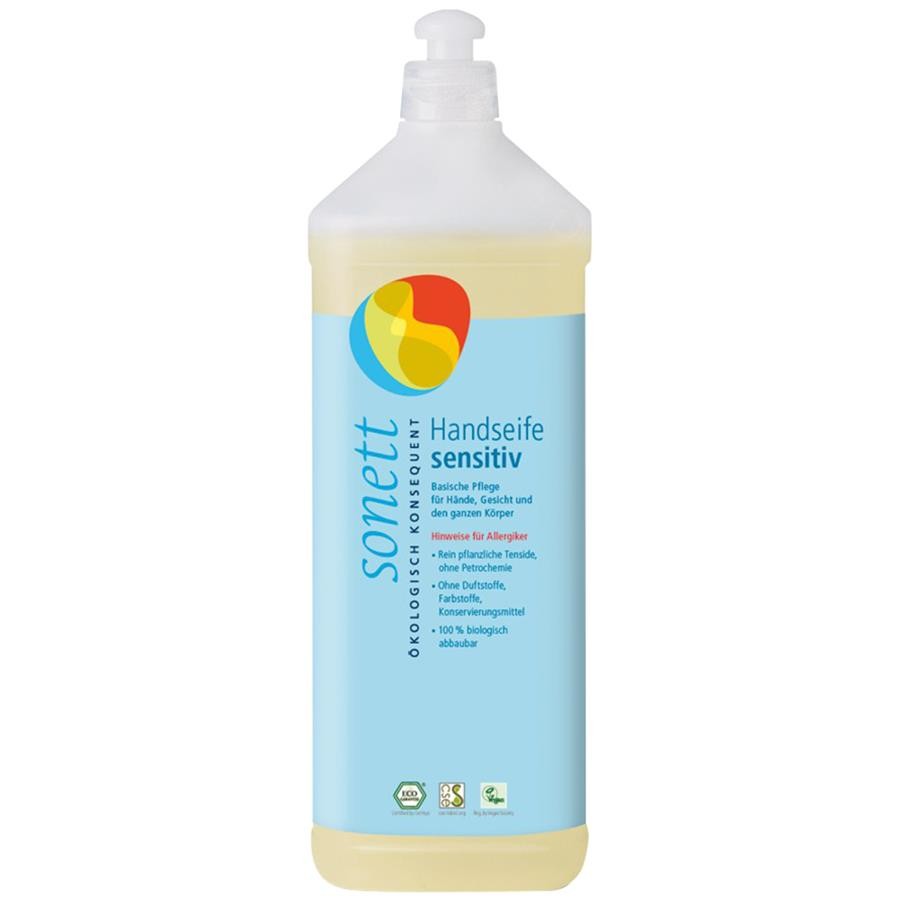 Tekuté mydlo Sensitive Sonett Objem: 1 liter