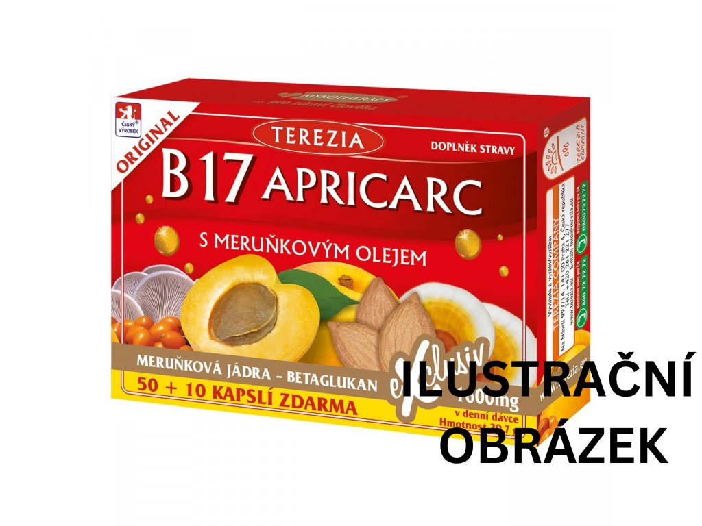 Terezia B17 APRICARC s meruňkovým olejem 60 kapslí