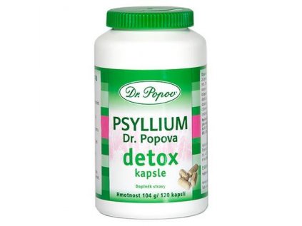 Dr. Popov Psyllium Detox 120 kapslí