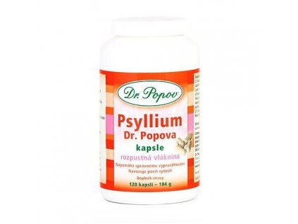 Dr. Popov Psyllium kapsle 120 ks