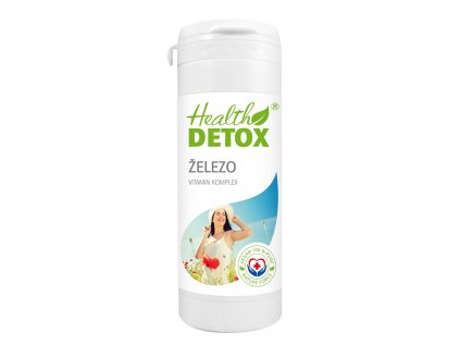 Health Detox Železo vitamin komplex 60 kapslí EXP 1/22