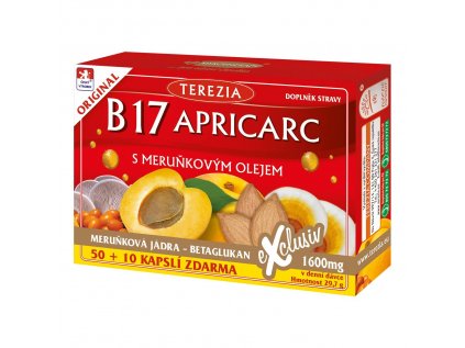 Terezia B17 APRICARC s meruňkovým olejem 60 kapslí