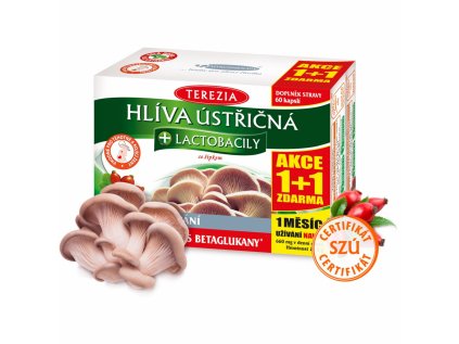 Terezia Hlíva ústř+lactobacily cps.60+60 AKCE 1+1