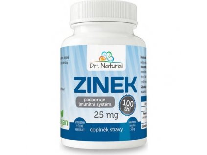 Dr.Natural Zinek 25 mg 100 tbl.
