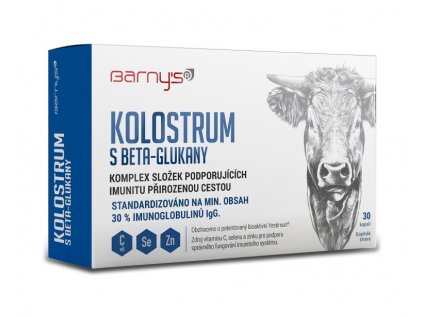 Barny`s Kolostrum s betaglukany 30 kapslí