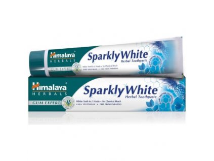 Himalaya herbals zubní pasta pro zářivě bílé zuby 75 ml + 33% Zdarma