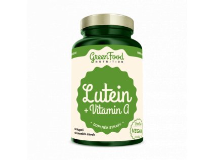 GreenFood Nutrition Lutein + Vitamin A 60 kapslí