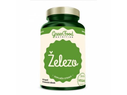 GreenFood Nutrition Železo 60 kapslí