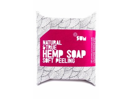 SUM konopné mýdlo soft peeling Natural&True 80 g