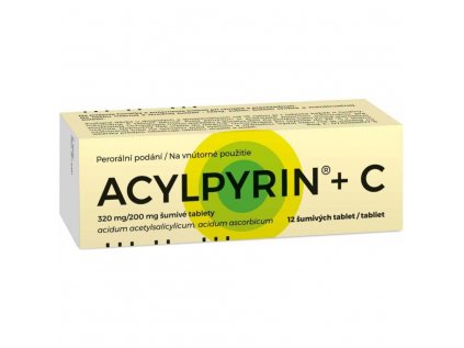 Acylpyrin + C 12 šumivých tablet