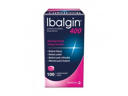 Ibalgin 400 tbl.obd. 100 x 400 mg