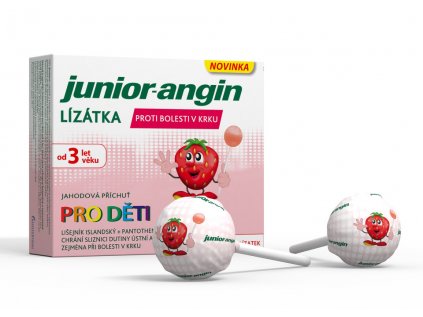 Junior angin lízátka pro děti 8 ks